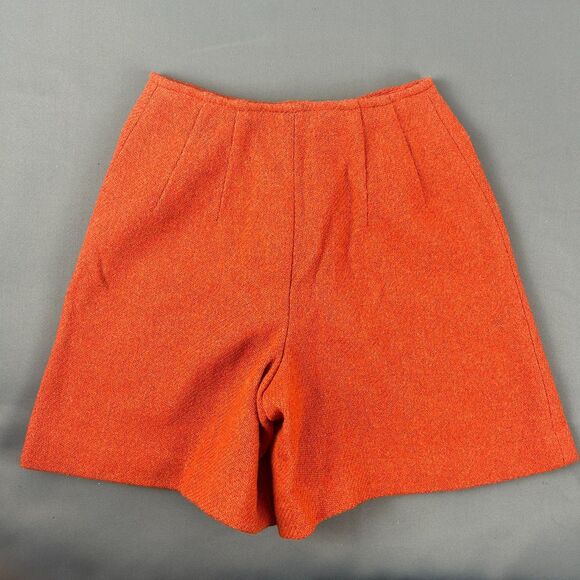 Vintage Bobbie Brooks Wool Hotpants Skirt Burnt Orange Wool Size Small - Picture 14 of 16